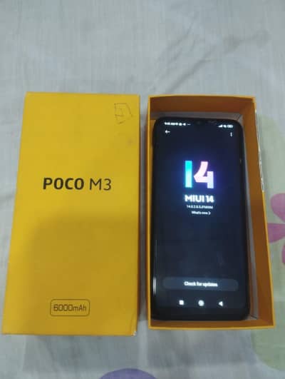 Xiaomi POCO M3 4GB/128GB | PTA Approved | Box | All Working