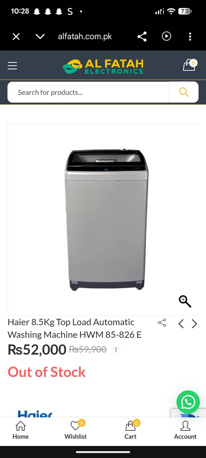 it's a fully automatic washing machine 0