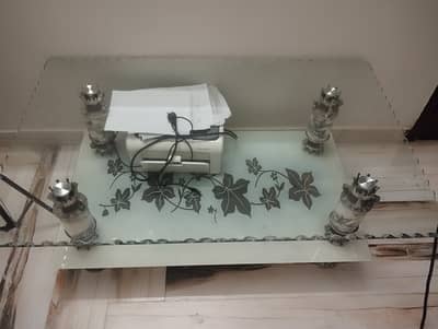 Heavy Glass Center/Coffee Table for Sale