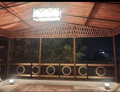 Livestock Shelter/Bamboo Shed/Jaffri Shade/Resort Bamboo Work/Bamboo