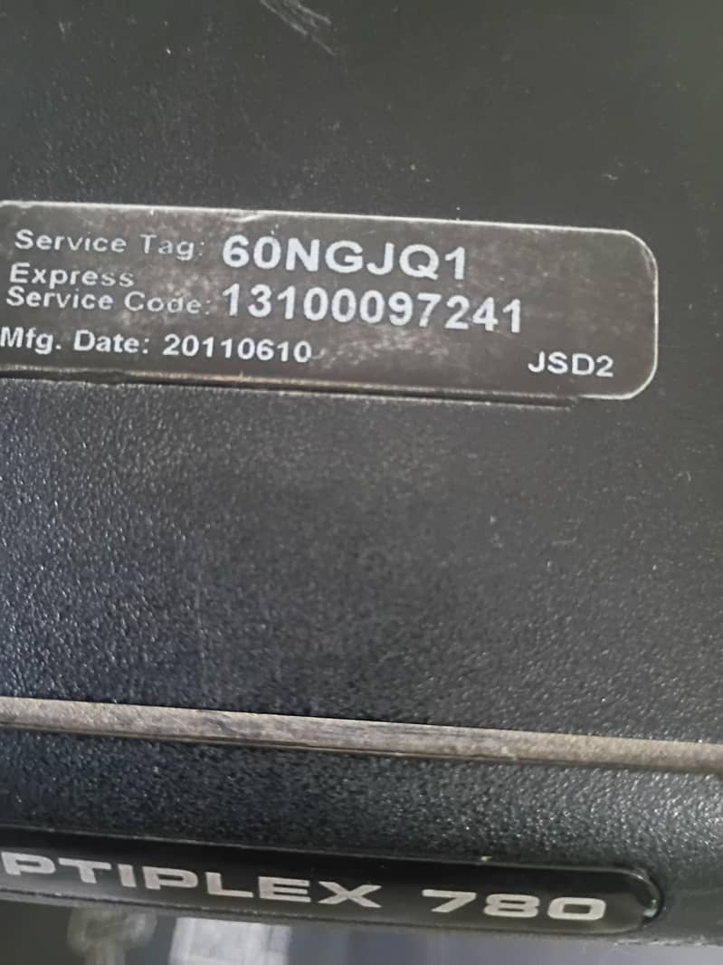 Dell 780 upgraded CPU 1