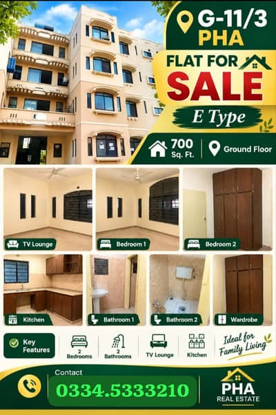 G11/3 New PHA E Type Flat For Sale Ground floor