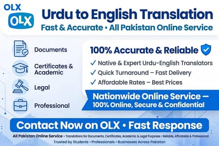 Urdu to English translation Services-Fast & Accurate