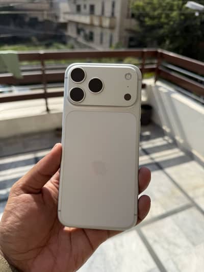 Apple iPhone 17 Pro Max orange and silver