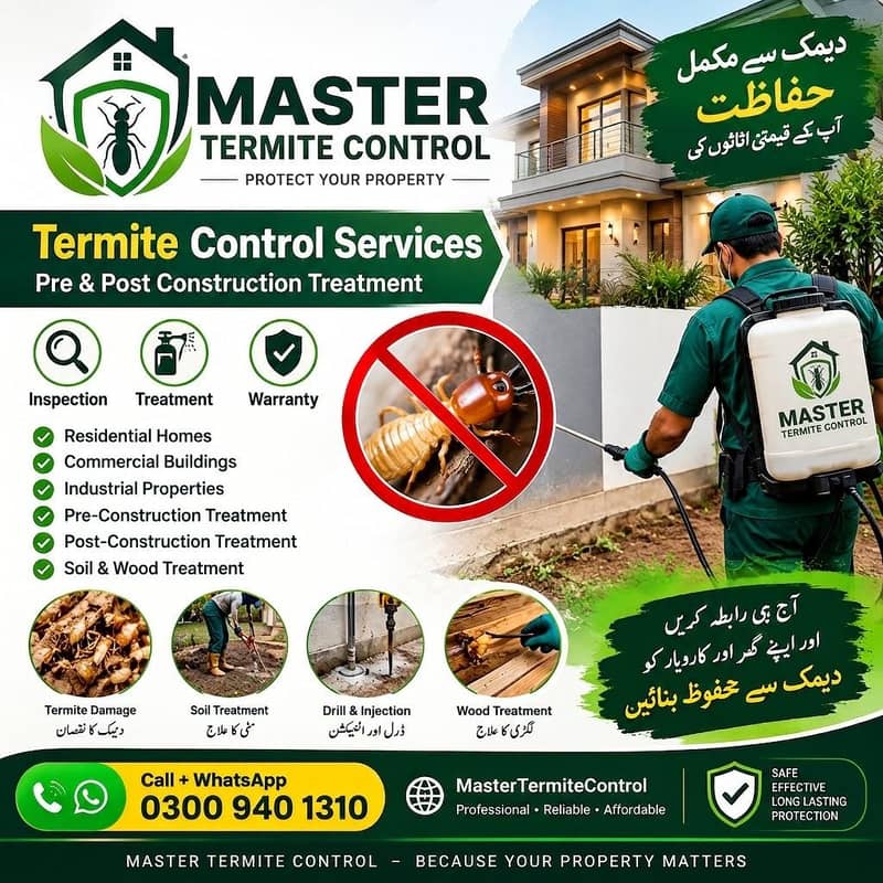 Termite control/cockroach control/pest control/fumigation 2