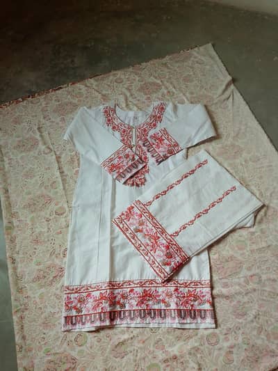 Embroidered suit