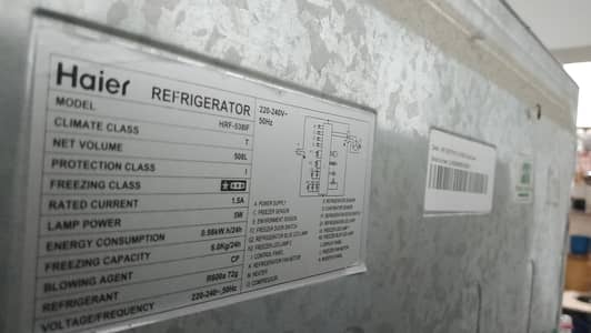 Haier jumbo king size refrigerator
