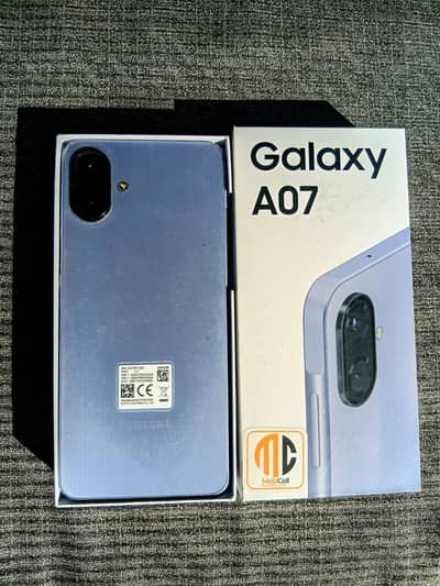 samsung a07 IN GOOD CONDITION PTA APPROVED 4/64  6month warrentry left