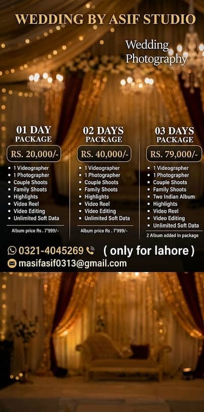 Wedding Shoot Photography, Videography, and Cinematic Video
