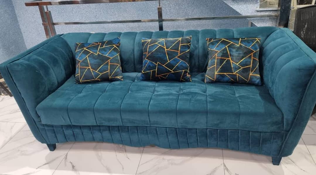 6 seater sofa set with table 0