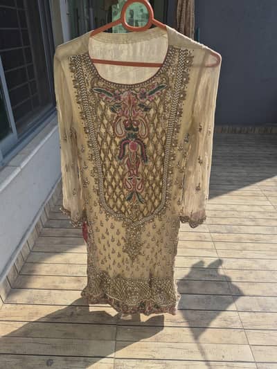 3 piece stitched Small size dress
