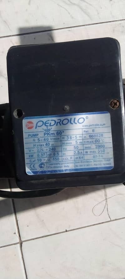 Water Pressure Pump
