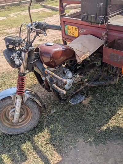 loader rickshaw red new