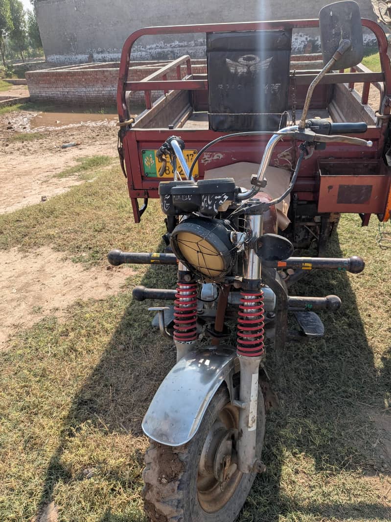 loader rickshaw red new 2