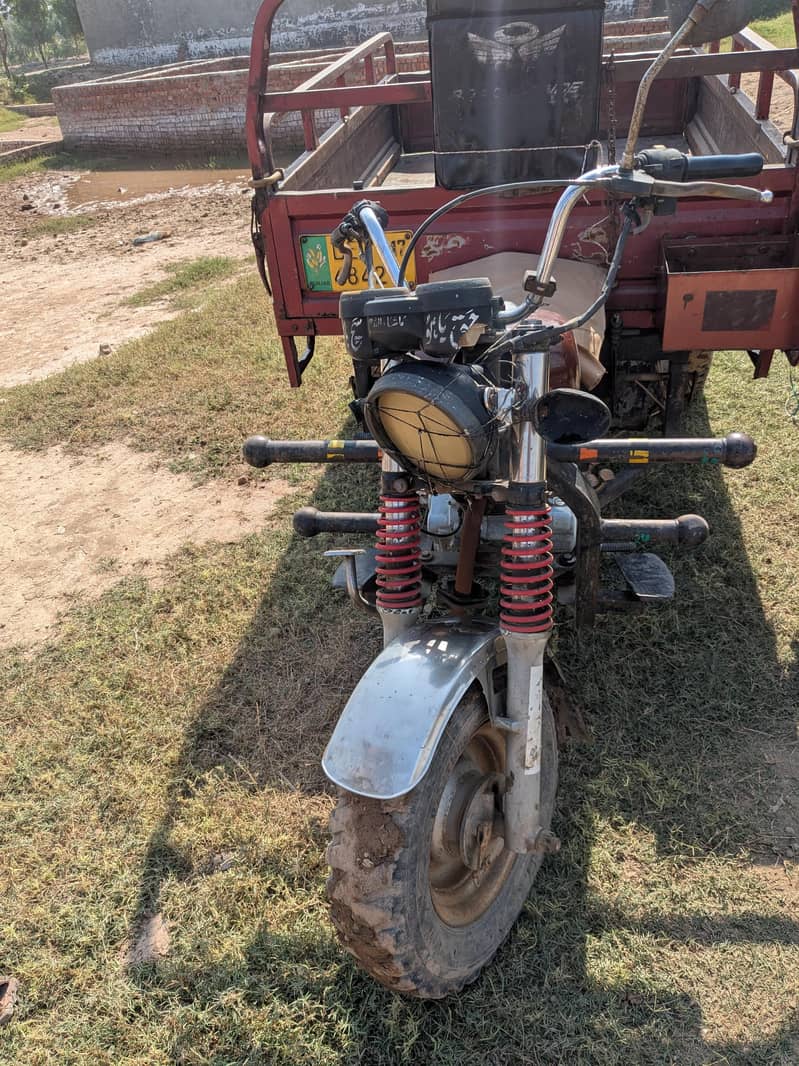 loader rickshaw red new 11
