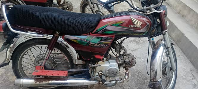 Honda CD70 2022 modal pack engine
