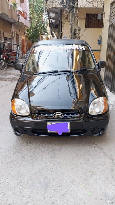 Hyundai Santro CLUB GV 2006 Black beauty Almost Total Genuan Bodypaint
