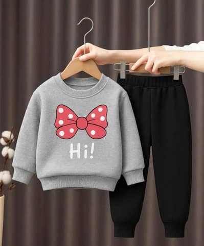 kids winter Track suits cotton fleece