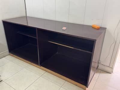 Office Table with 2 Storage Compartments