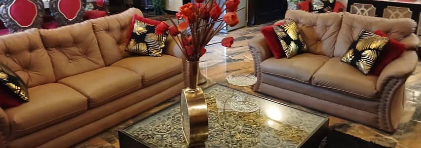 7 seater sofa set , new condition urgent sale