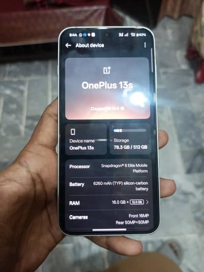One Plus 13s 16gb 512gb lush condition