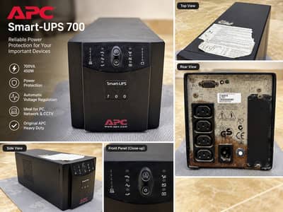 APC Smart-UPS 700VA / 450W Original Heavy Duty UPS – DL700I