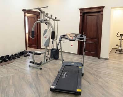 Multi Gym home station Automatic treadmill exercise running machine g