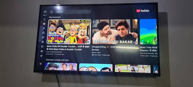 TCL LED 43 INCH ANDROID 8GB MEMORY GUD CONDITION PLZ CALL 03281010987