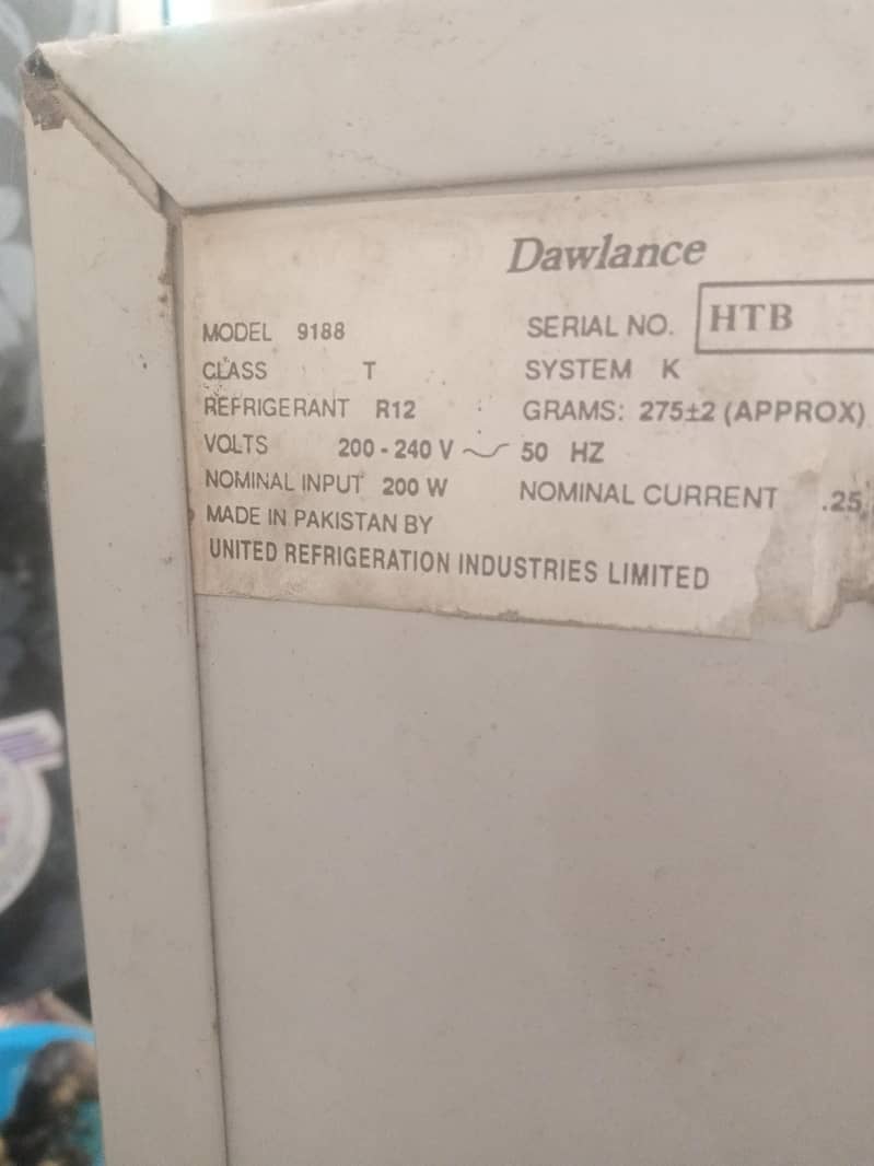 dawlance fridge 6