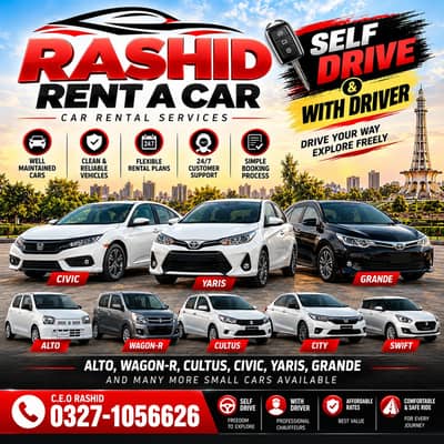 Rent a Car/Car Rental/SELF DRIVE RENT A CAR WITHOUT Driver/Honda/Yaris