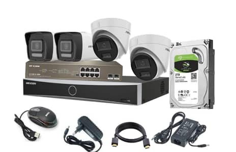 Setup IP cameras, NVR/DVR, and complete home/office networking