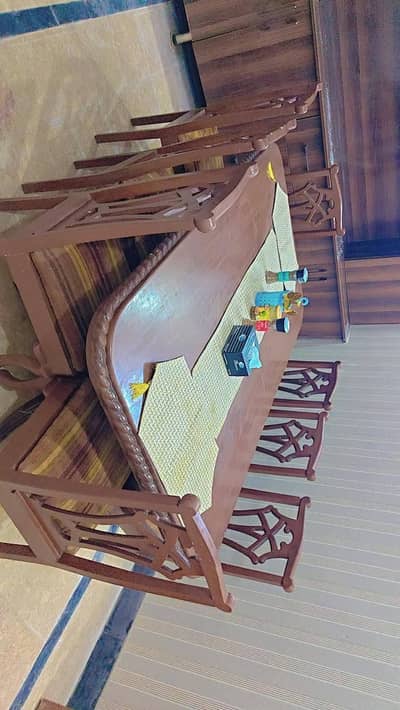 8 Seater Wooden Dining Table for Sale