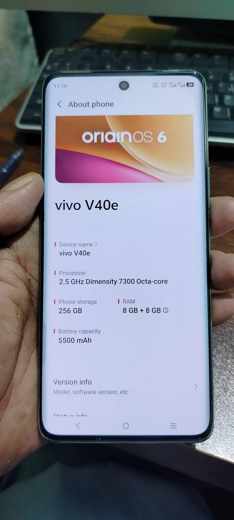 Vivo V40e 0