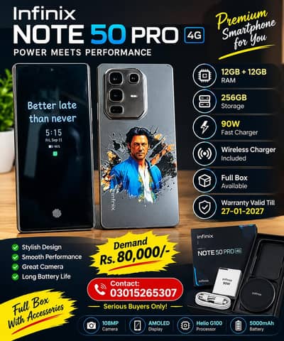 Infinix Note 50 Pro 12+12/256