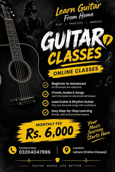 Online Guitar classes