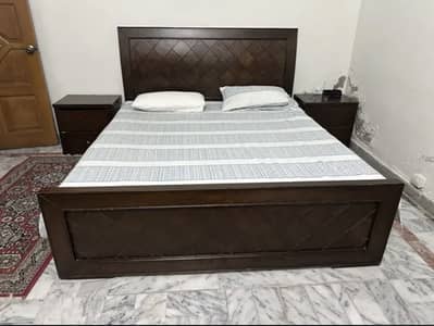 Double bed and Molty foam for sale in good condition