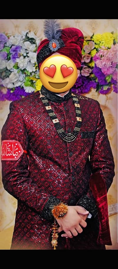 Sherwan set  Best design and best quality with turban and khussa