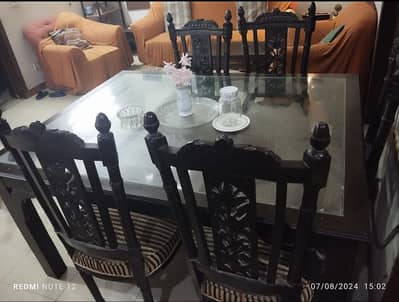 solid wood dining sat for sale