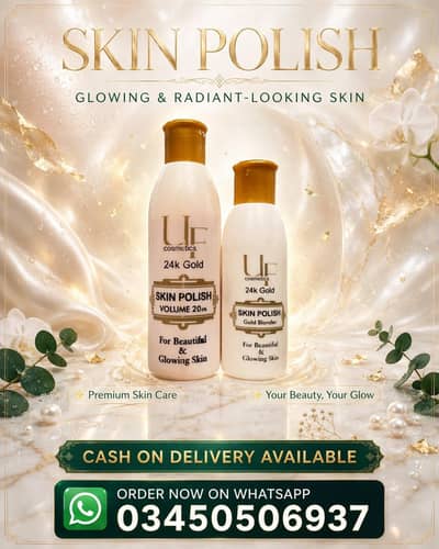 24k Gold Skin Polish - For Beautiful & Glowing Skin - Original