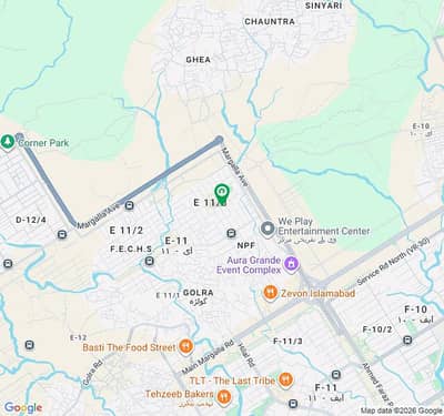 E-11 3 Multi New Modern Designing House GROUND PORTION FOR RENT  E-11/3 Multi Gardens, Islamabad 1 Kanal House 3 Bedrooms With Attached Baths