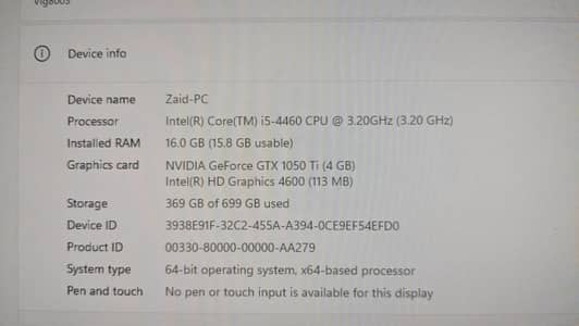 Gaming & Editing PC | Core i5 4th Gen | 16GB RAM | GTX 1050 Ti 4GB