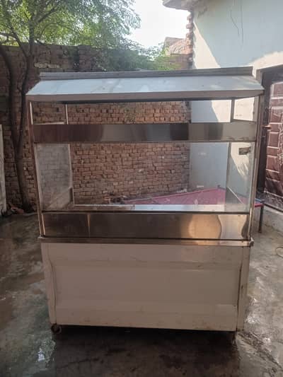 Commercial Fast Food Counter & Deep Fryer for Sale