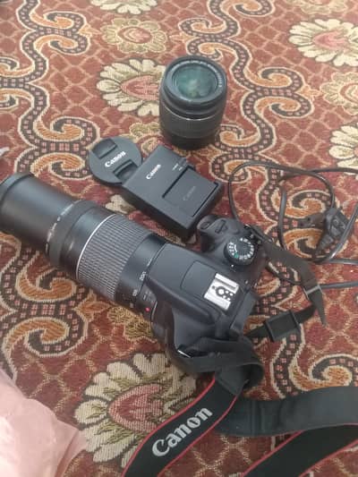 Canon 1300D DSLR 2 Lenses