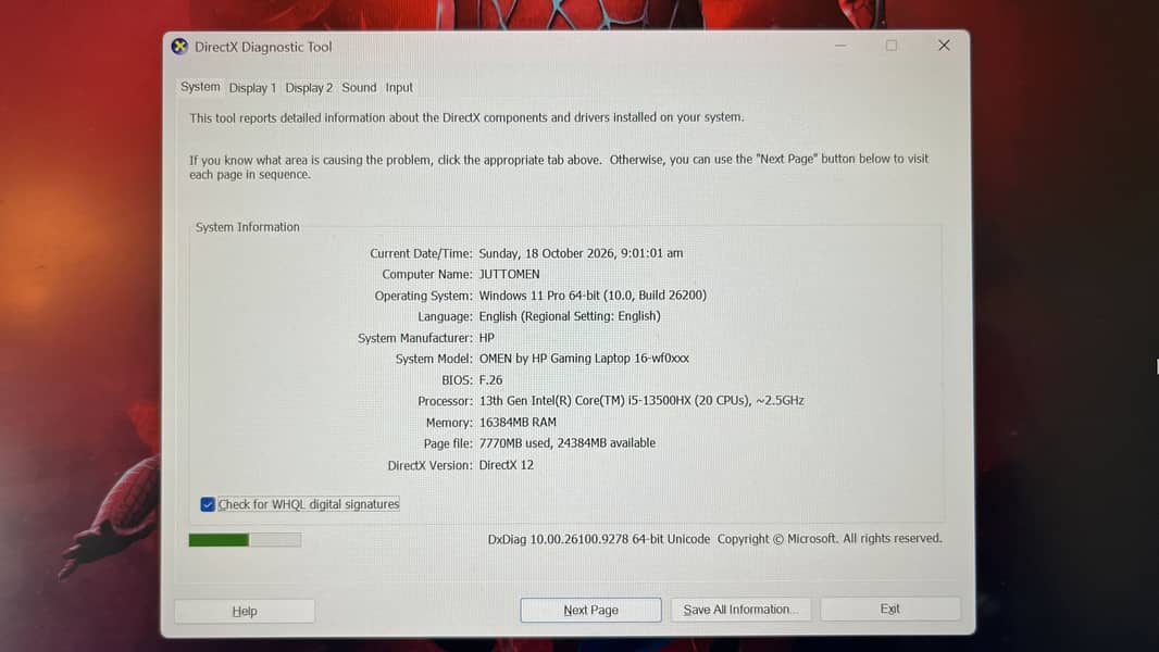 HP Omen 16 I RTX 4060 | i5 13500 HX 2