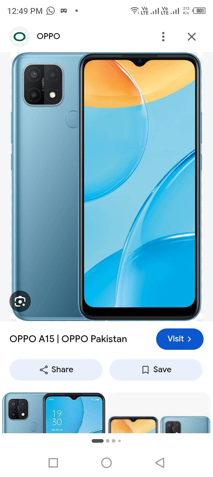 OPPO A15 0