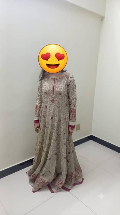 Beautiful Party Wear Maxi / Long Frock - Excellent Condition