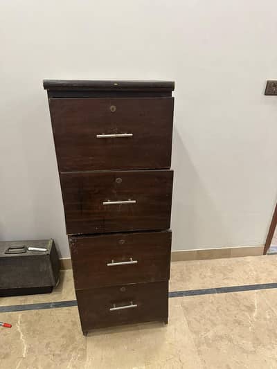 wooden cupboard