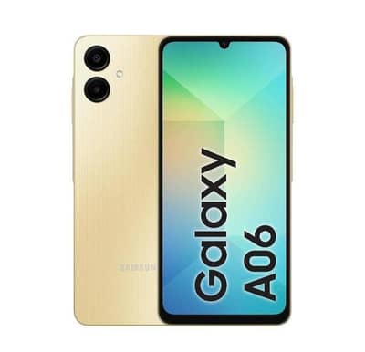 Samsung Galaxy A06 6GB RAM 128GB Storage | Golden | PTA Approved | Box