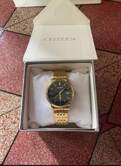 original citizen quartz watch with box &