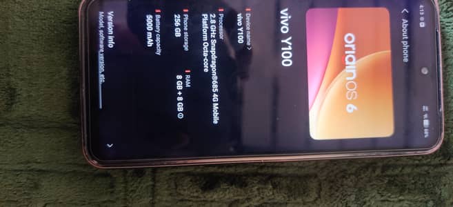 Vivo Y100 EXCHANGE POSSIBLE